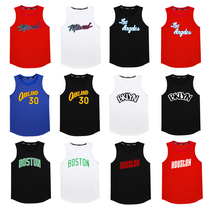 Summer American basketball vest men and women bf sports training quick running fitness waistless T-shirt children tide