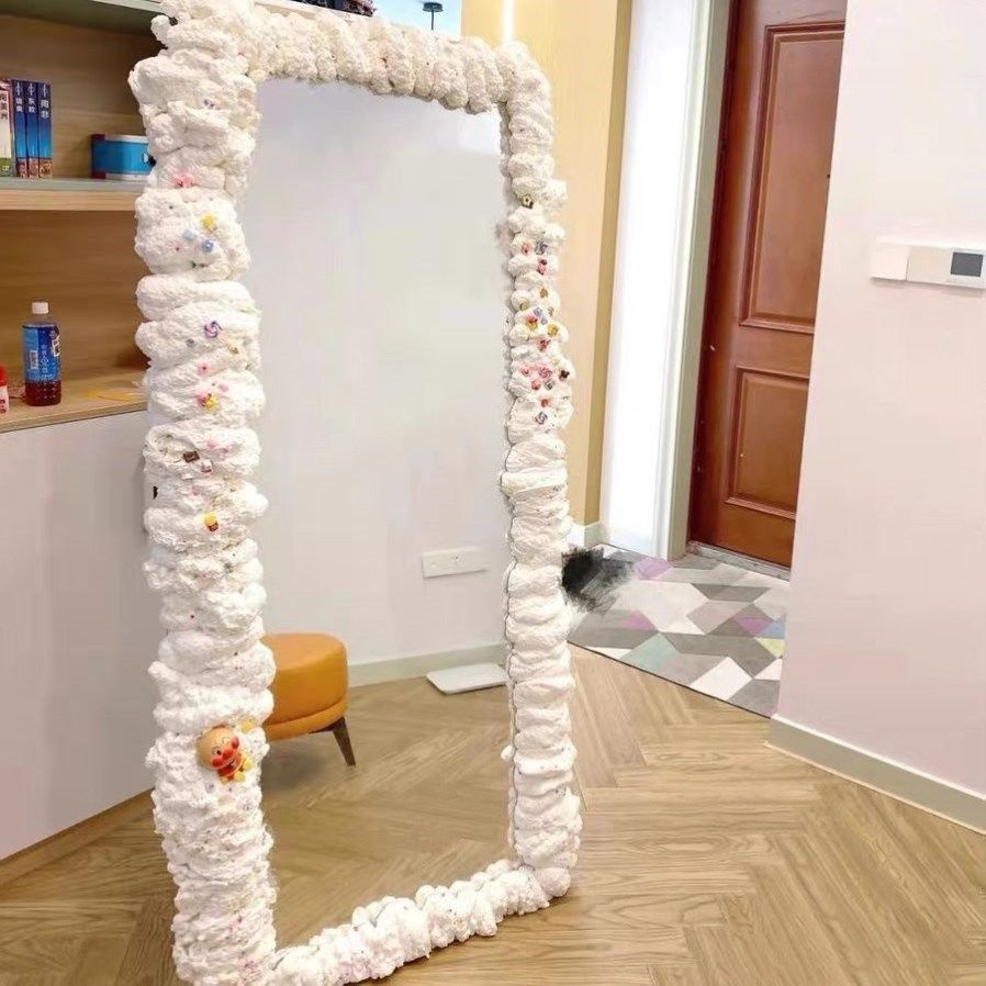 Mirror diy transformed mirror edge decorated full body mirror mirror mirror mirror mirror frame beautification creative homemade