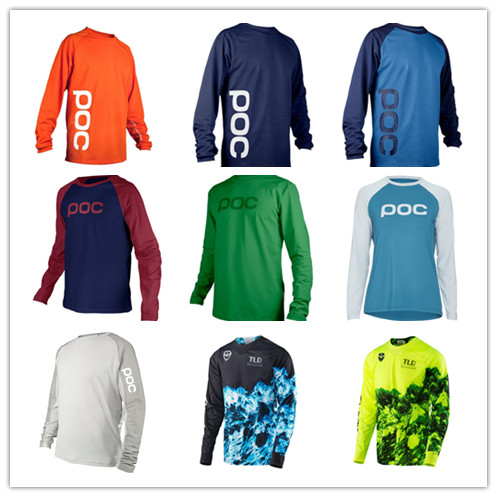 Cross country mountain speed descending T-shirt bike POC extreme sports blouses Locomotive Racing Suits for Cross Country Shirts Custom