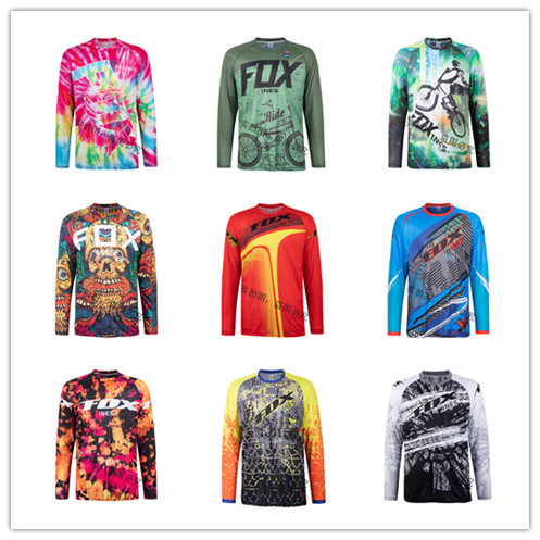Speed - down Survey Limited Edition Mountain Bike Cycling Costume Long - sleeved Cross - country Motorcycle Breakthrough Dry Cover Customized