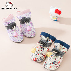 Обувь для собак hellokitty狗狗鞋子不掉脚狗鞋套小狗鞋狗狗脚套比熊鞋子秋冬软底