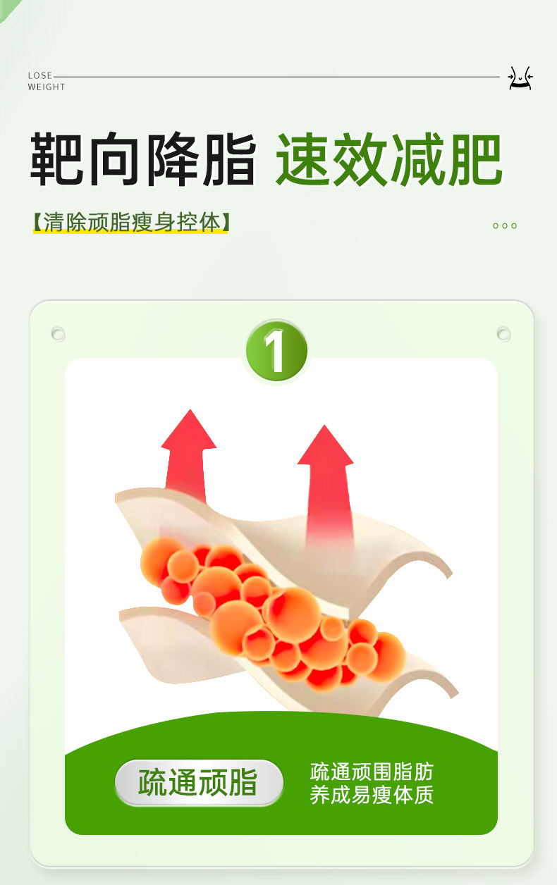 【中國直郵】 嘉臣健 減肥茶刮油茶 去濕氣排油全身瘦肚子減脂食品瘦身燃脂排油 3盒