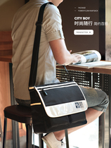 Large capacity single shoulder inclined satchel bag for mens surges day series Postbag Backpack Sport High School Students School Bag Canvas