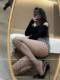 Meow: Yujie black stockings* fishnet stockings black stockings ultra-thin anti-snatch sexy hollow jk pure wish pantyhose