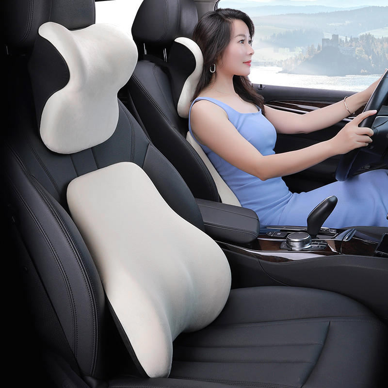 BMW Benz Audi Car Head Pillow Car for Memory Cotton Seat Cervical Pillowback Car