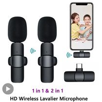 Lavalier Buttonhole Wireless Lapel Microphone Bluetooth Mic