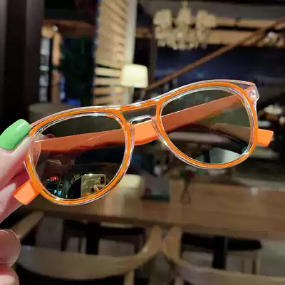 Children's sunglasses boys and girls fashion baby sunglasses girls Anti-UV sunglasses baby sunscreen glasses