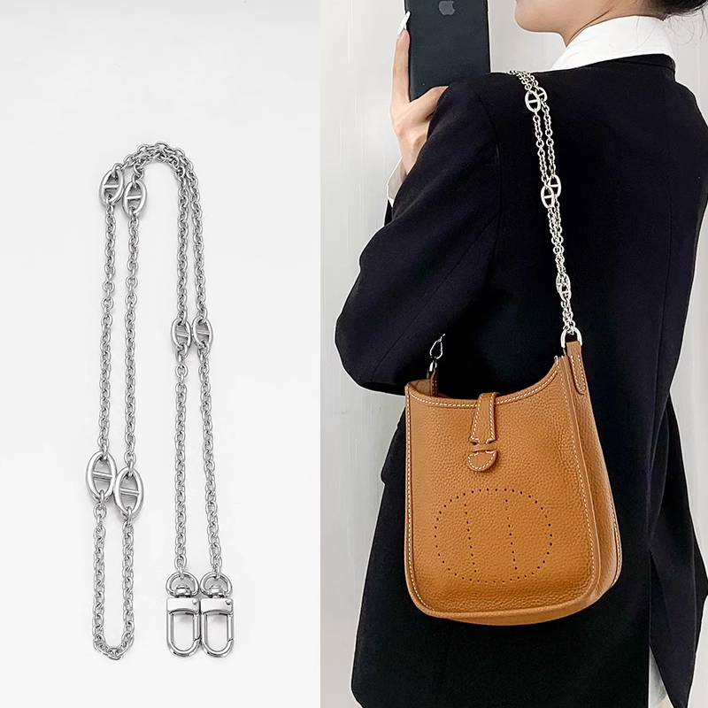 Suitable for Hermès Pig Nose Chain Accessories, Evelyn Underarm Bag, Crossbody Transformation Bag Chain Suitable for Hermès Pig Nose Chain Accessories, Evelyn Underarm Bag, Crossbody Transformation Bag Chain