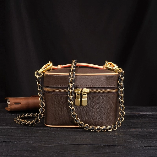 Совместимая маленькая косметичка, металлическая цепь, сумка через плечо, бретели, аксессуар