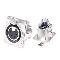 Andel AC4FD-LX four-core XLR female socket XLR 4-pin XLR male and female socket headphone balanced interface