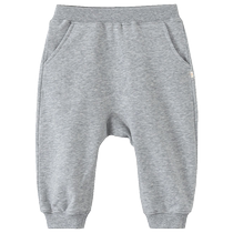 (Mountaineering Suede) Papa Climbing Baby Fart Pants Winter Dress Plus Suede Warm Baby Boy Long Pants Baby Big Pp Pants