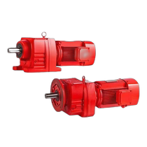 Helical gear reducer K F R S four series gear reducer with motor hard tooth surface horizontal gearbox