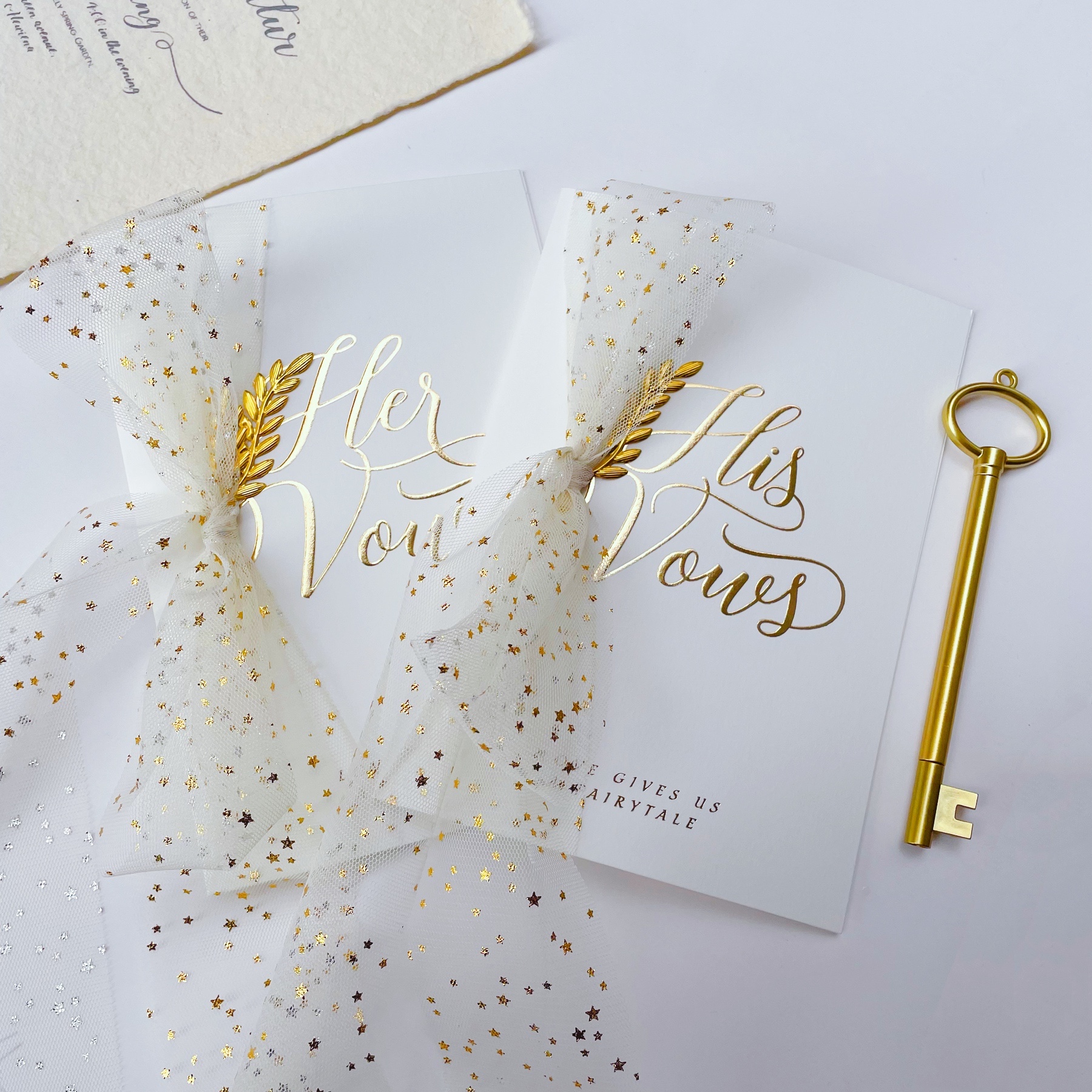 Oath card oath card ins handmade mesh star bridegroom bride wedding oath speech this guarantee letter bronzing