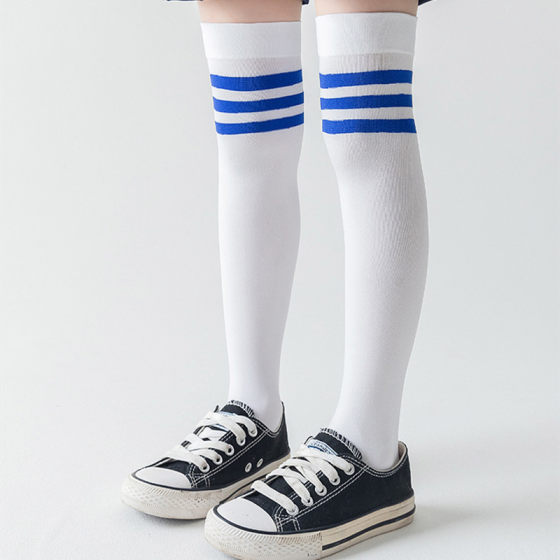 儿童运动会比赛袜子中小学生啦啦队演出幼儿园中筒舞蹈服装足球袜