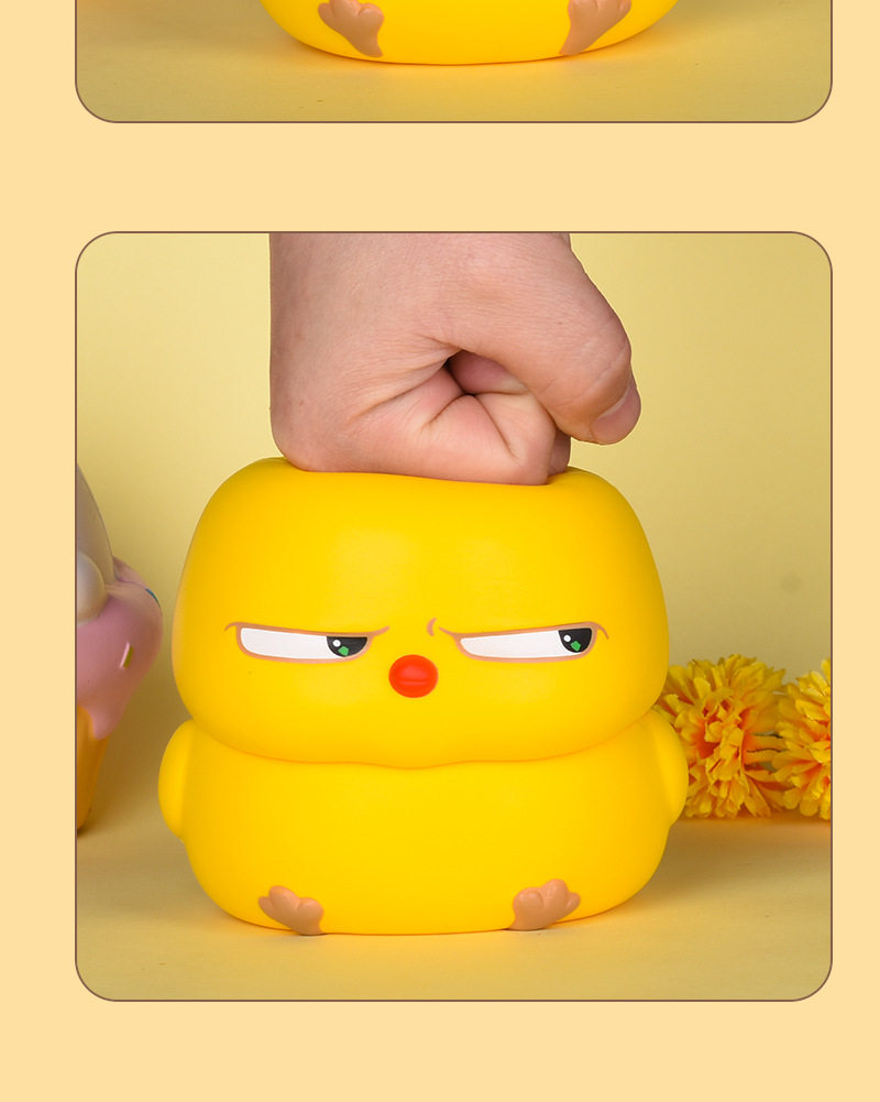 Креативные игрушки для детей 正品窝比鸡捏捏乐慢回弹解压神器斜眼小黄鸡网红玩具送女生礼物 Other