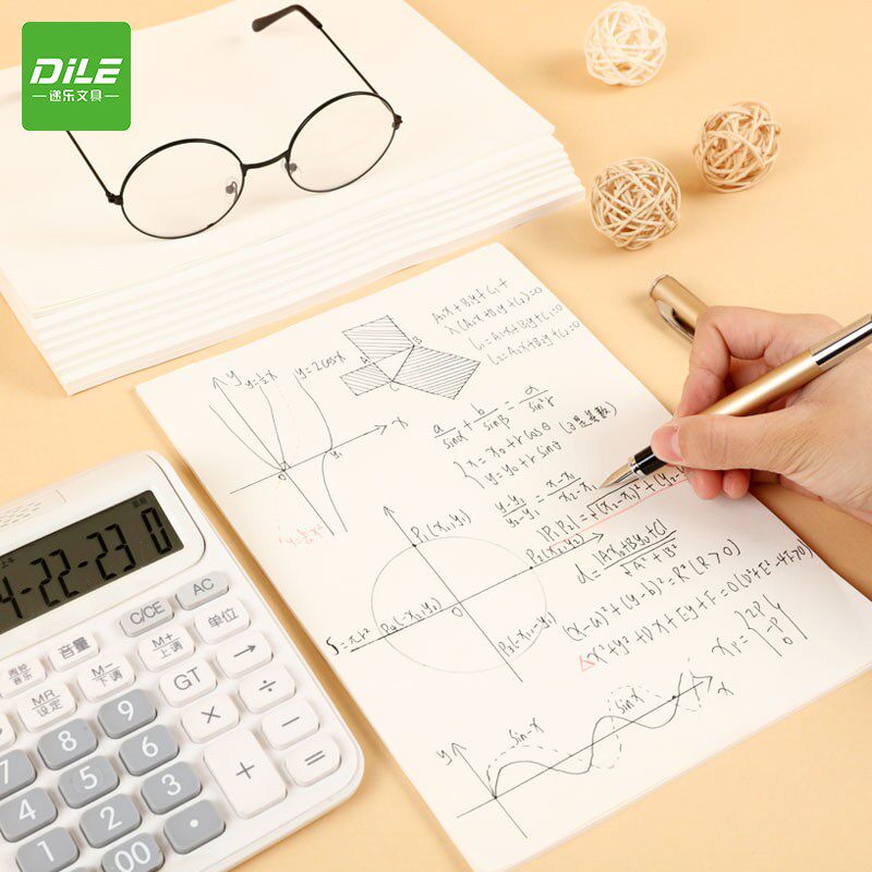 Handle 4348 Draft Book Double - sided Writing Double - sided Painting Painting Painting and Painting White Draft Paper