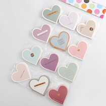 Bouquet Loving Small Card Paper Flowers Birthday Greeting Card Writing Flower Shop Handwritten Wishing Blessing of the Heart Shape Card Wish Card