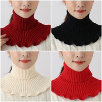 Mothers neck jacket high collar wool clothing collar warm cover head guard neck 2021 autumn winter new false collar children 100 hitch