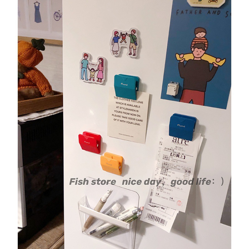 TNF Closure Clip Kitchen Zero Food Preservation Seal Clip Food Bag Clip God Instrumental Refrigerator containing box sticker