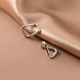 Серьги, креативная серебряная игла, популярно в интернете, простой и элегантный дизайн, серебро 925 пробы