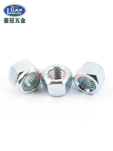 American grade 8 high-strength hexagonal nylon lock nut UNC fine tooth self-locking nut UNF American standard anti-loose nut
