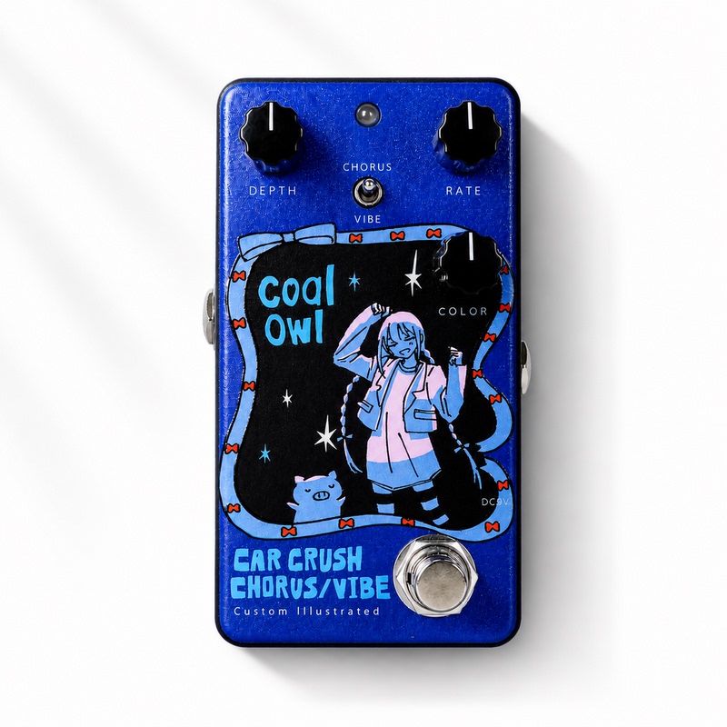 Custom Illustrated Ccv Coalowl # 01 Chorus Effects Processor