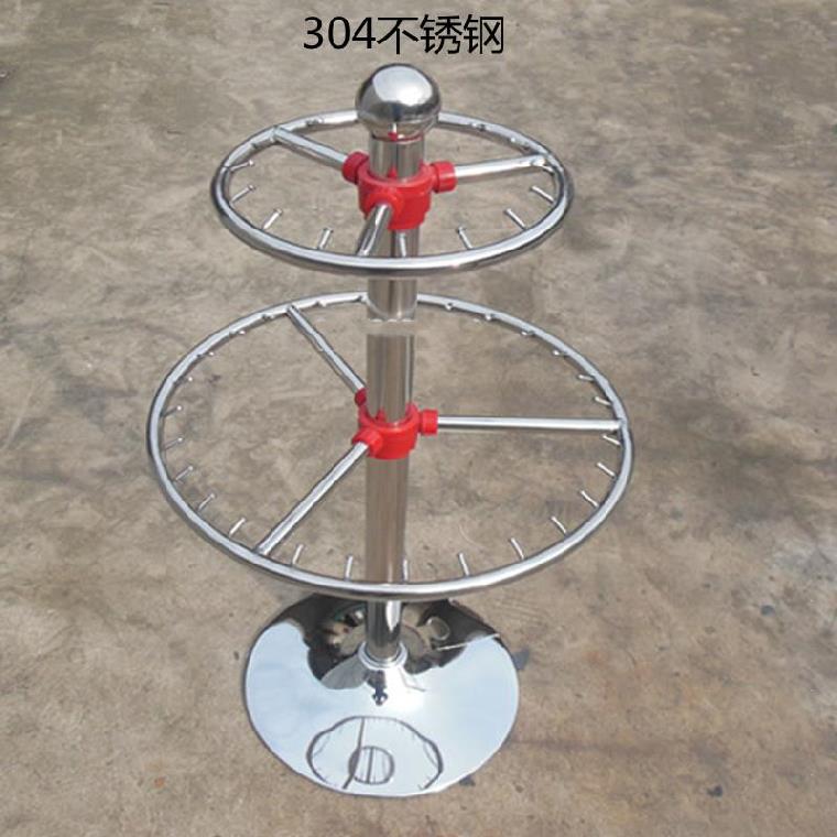 Customize I want to buy rotating towel rack free of punching floor-to-ceiling round bathroom rack multi-functional indoor and outdoor