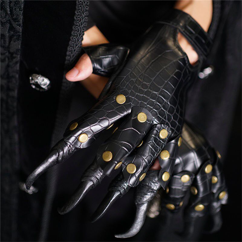 Bionic mechanical palm glove Future tech robot Halloween Ghost Claws Christmas Toys Black tech Gift