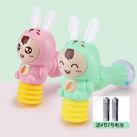 Розовые зеленые легкие музыкальные барабаны, можно грызть