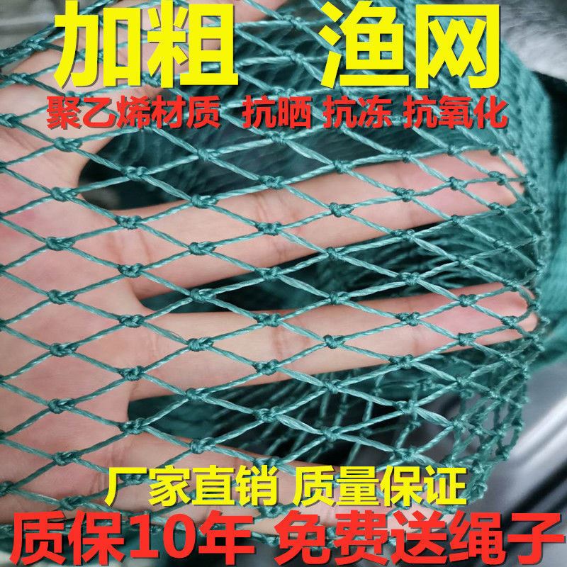 Bold fishing net net piece new clinker fish net lift net pull net anti bird net chicken net orchard anti bird sky net Qingtang net