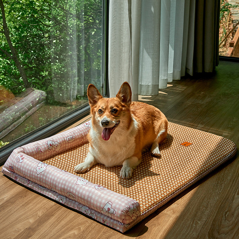 Kennel large dog summer cool nest dog mat four seasons universal dog bed dog house corgi nest cat litter pet supplies