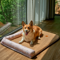 Kennel large dog summer cool nest dog mat four seasons universal dog bed dog house corgi nest cat litter pet supplies
