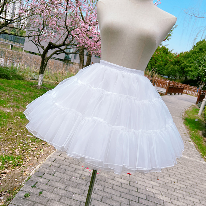 The skirt supports Lolita Lolita four - floor 40 cm boneless and soft - veil violence daily liner - floral wedding