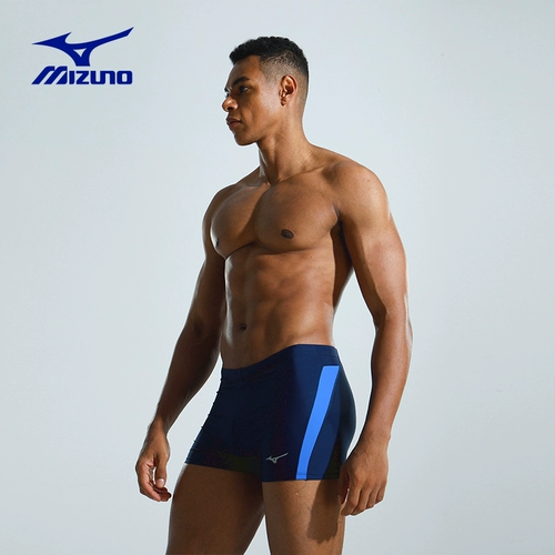 Mizuno, мужские профессиональные высокие штаны для плавания для тренировок, быстросохнущие шорты, плавательный аксессуар