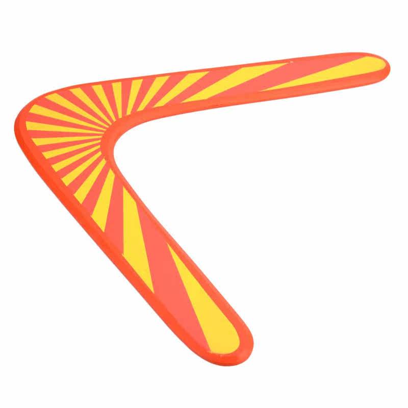 Curved ruler V-shaped boomerang wooden composite board boomerang boomerang boomerang outdoor children's toy birthday gift