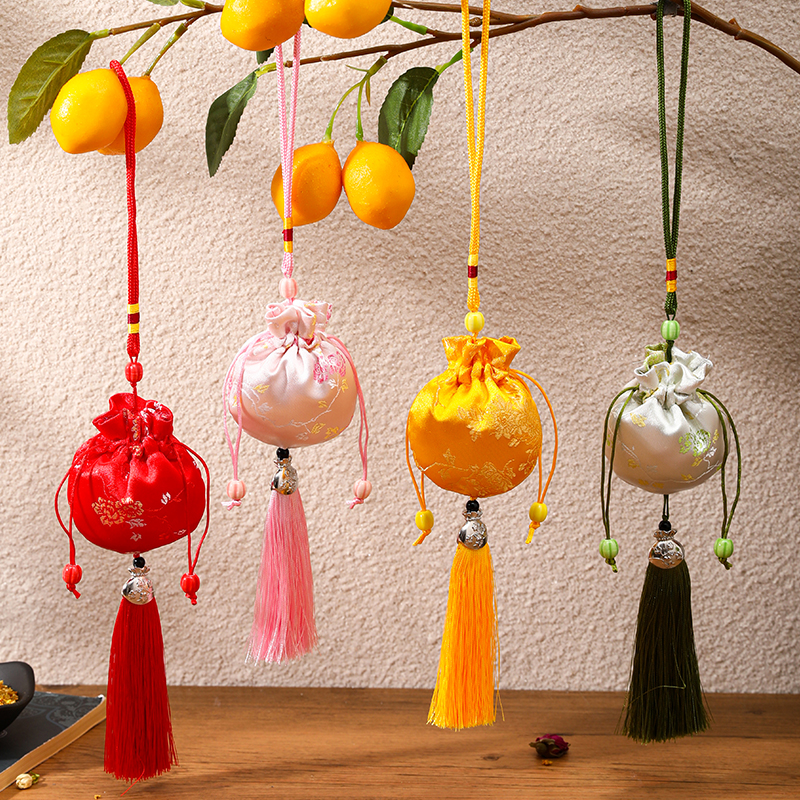 Dragon Boat Festival sachet sachet empty bag wormwood decoration door pendant small gift jewelry purse carry-on car