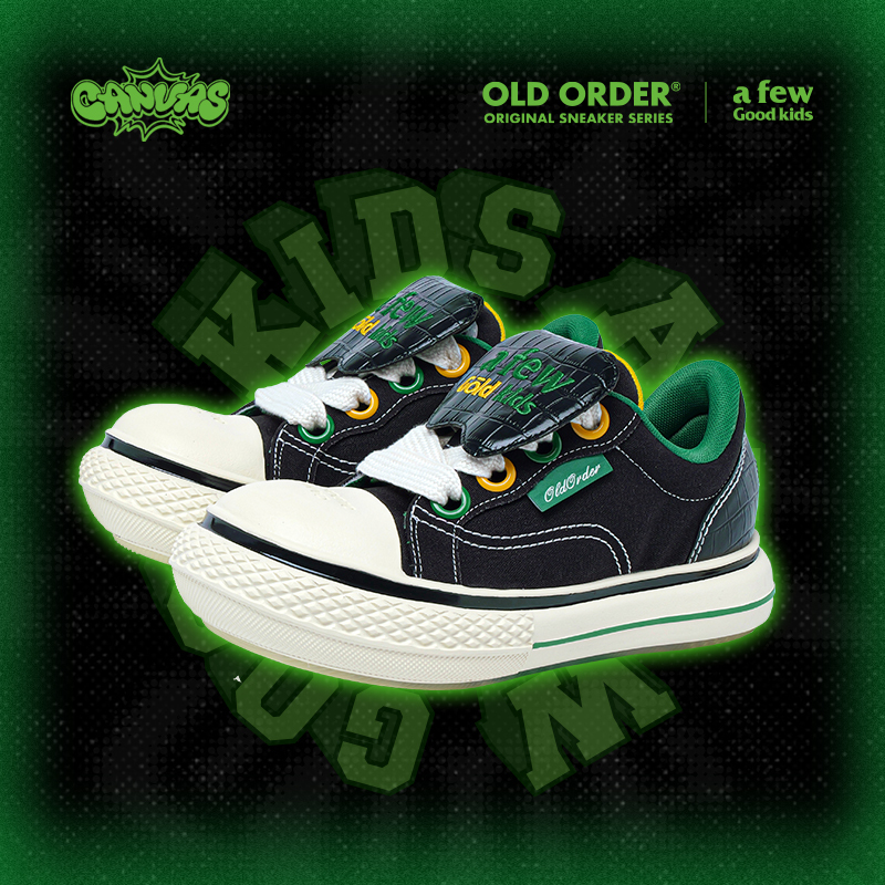 Oldorder-Canvas Shoes- Masiwei Afgk Collaboration Platform Shoes for Men and Women