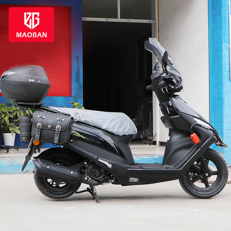 Suitable for Qingqi Suzuki UU125T-2 bumper anti-fall guard bar tail rack rear shelf side bag rack modified hanger