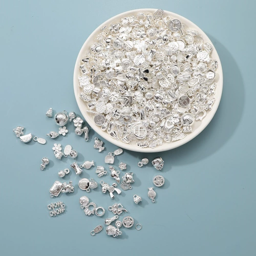 Металлическая серебряная смешанная подвеска, браслет, ожерелье, аксессуар, аксессуары, 50 грамм, золото и серебро, DIY