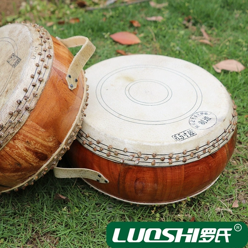 Семейство Luo Bamboo-шпилька барабана Двойная барабанная барабанная барабанная барабана плоская барабанная барабанная барабанная барабана плоская барабана chuantang Даосский барабан гонг гонг битва 𢧐 Drum