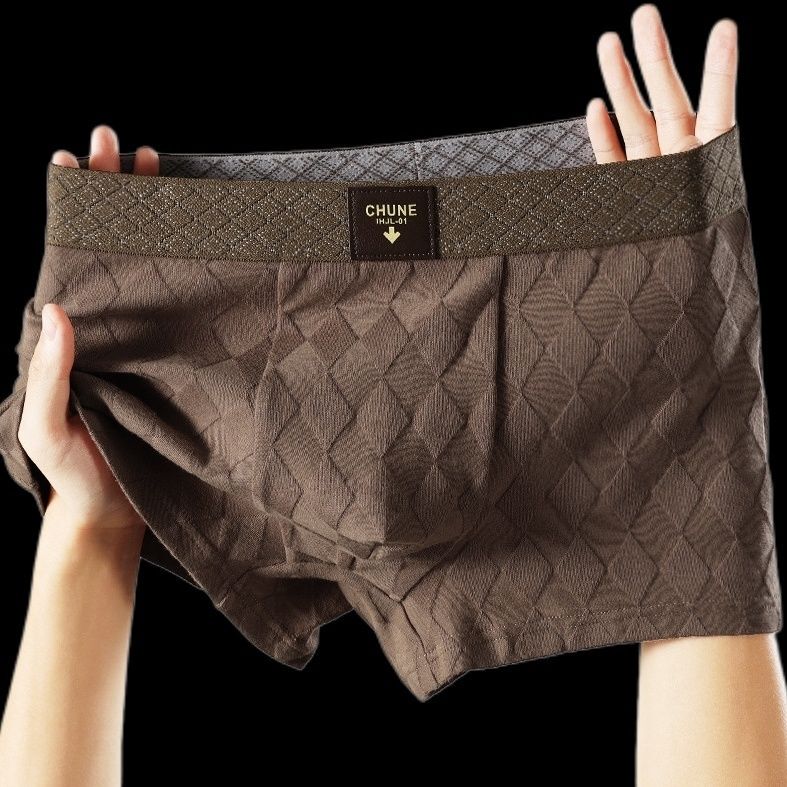 Vintage Stain-Resistant Men's Underwear 2026 New Model Soft Men's Boxer Briefs Breathable Shorts Chosen by Successful People