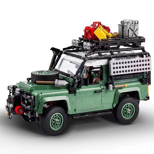 Land 1 Rover Classic Defender 90 off-road vehicle model mechanical set car assembly Chinese building blocks toy boy 10317