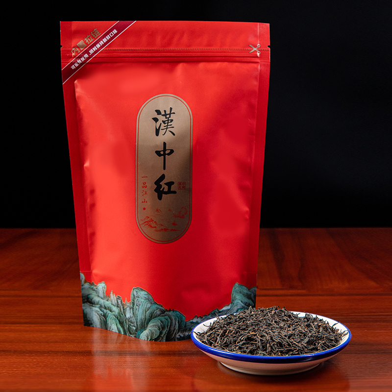 Hanzhong Black Tea, Special Strong Fragrance, Cold Brew, Durable to Soak, Authentic Lapsang Souchong Jinjunmei Keemun Black Tea, Honey Flavor and Colorless