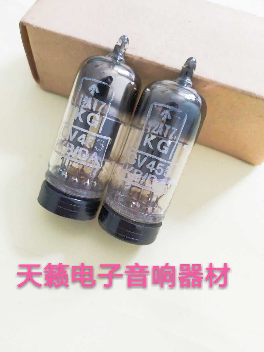 New 50's British Mullard CV455 12AT7 vacuum tube generation 6201 ECC81 square ring double column