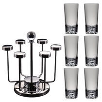 Mount Fuji cup household crystal glass tea cup set high temperature resistant water cup hospitality high-end Rolando 947g