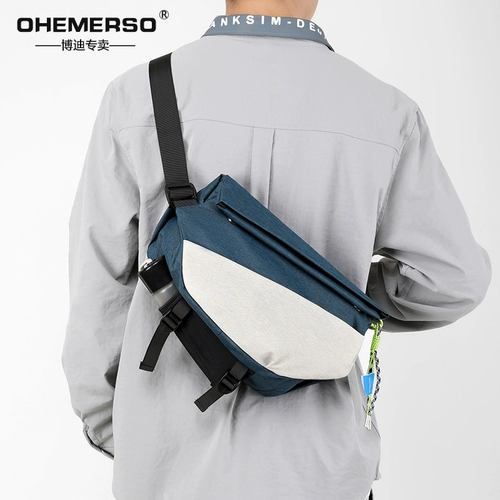 Сумка через плечо, нагрудная сумка для отдыха, вместительный и большой ремешок для сумки, рюкзак, сумка на одно плечо, ткань оксфорд