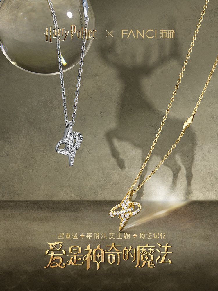 [Worldwide Release] Fanci Fan Qi × Harry Potter Collaboration Series Guardian Seal Necklace for Women, Gift for Girls