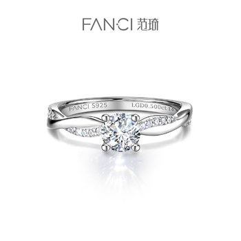 [Cultivated]Diamond Fanci Heart of Love Ring 925 Silver Cultivated Diamond Ring Diamond Ring Gift for Girlfriend
