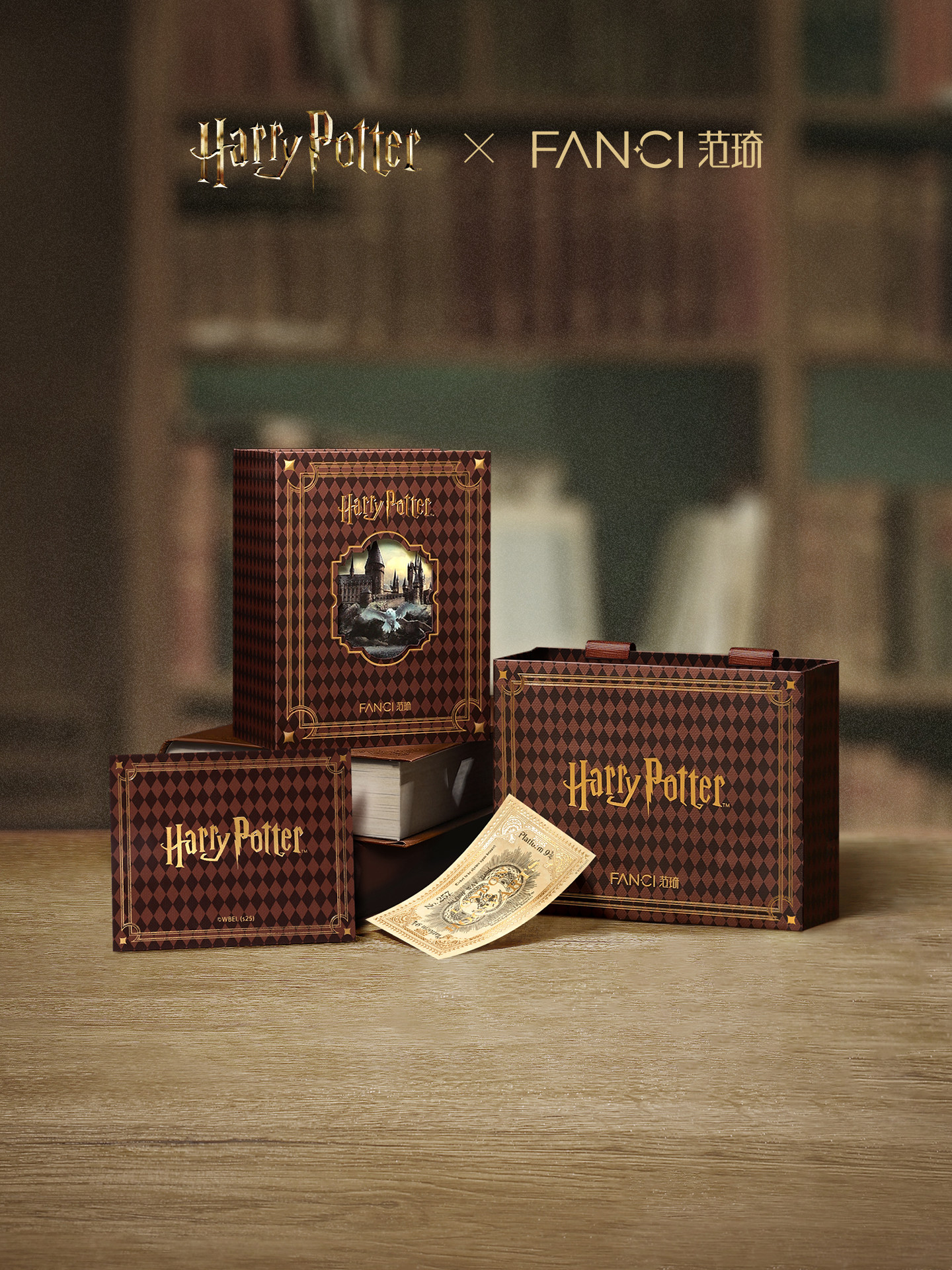 [Worldwide Release] Fanci Fan Qi × Harry Potter Collaboration Guardian Seal Necklace for Women New Year Gift