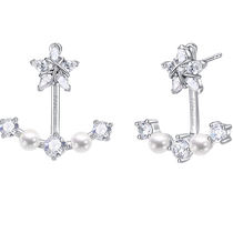 Fanci Fan Qi Silver Jewelry (Vega Series) Vega Starlight Earrings 925 Silver Earrings as a Gift for Your Girlfriend